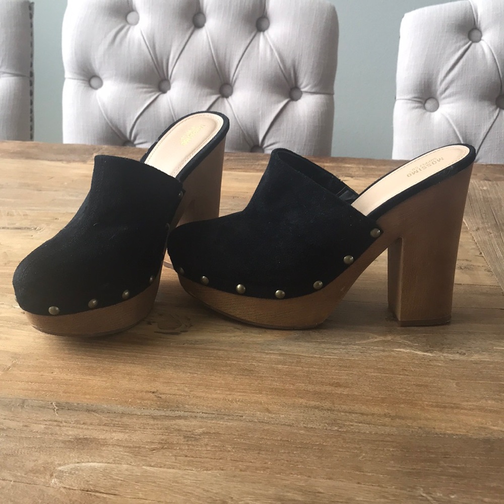 Suede Clogs!